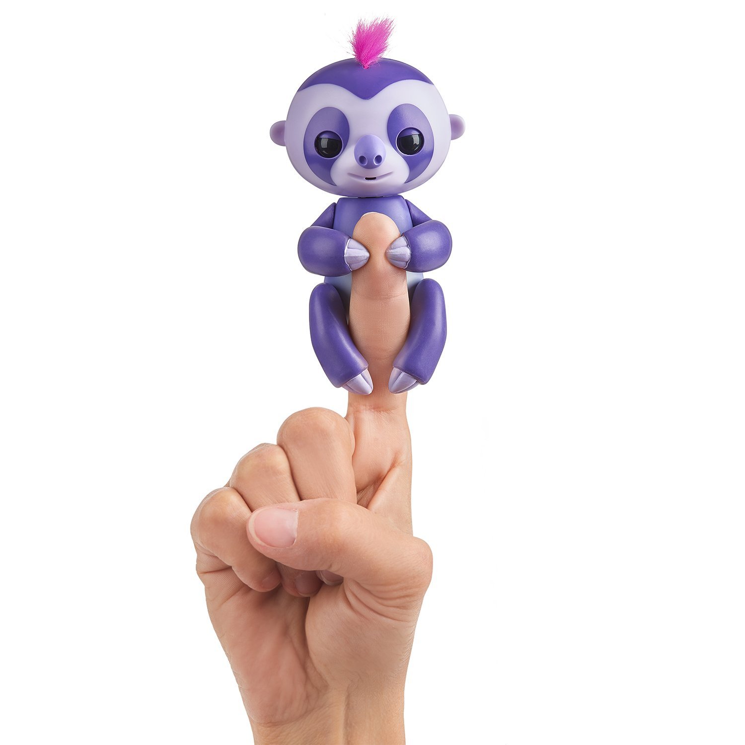 Интерактивный ленивец Fingerlings Мардж пурпурный, 12 см.  